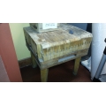 Antique Butcher Block Table Antique Butcher Block Table